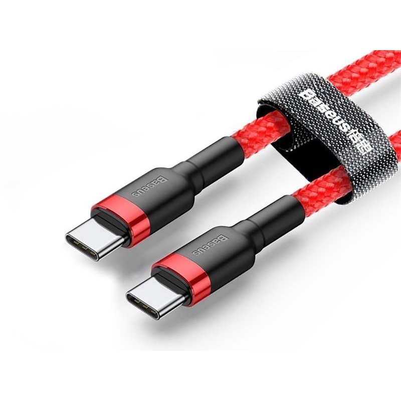 Baseus Kabel Cafule - USB-C na USB-C - PD 2.0 60W 3A QC 3.0 -100cm